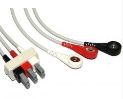 China De Kabels van TPU Philips ECG/Lood Beschermde Kabel 3,6 Meter voor Al aa-Stopsysteem leverancier