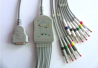 China DUITSLAND van de de Machinekabel versus-2P van Marquette/van Hellige ECG Goedkeuring van de Stop de Ééndelige Ce leverancier