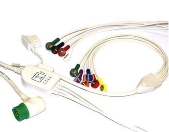 China Van de het electrocardiogrammachine van de  Fysiocontrole Kabel 3/5 Duurzame Lood10kω Weerstand leverancier