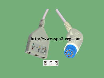 12 voeten ECG-Draden/Geduldige Kabel 10 Speld Compatibele Artema van TPU ECG leverancier