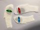 Comfortabele het Masker UVbescherming van het Zuigelingsoog met Blauwe en Witte Kleur leverancier